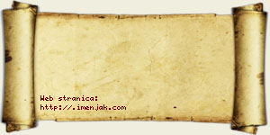 Danijela Bećković vizit kartica